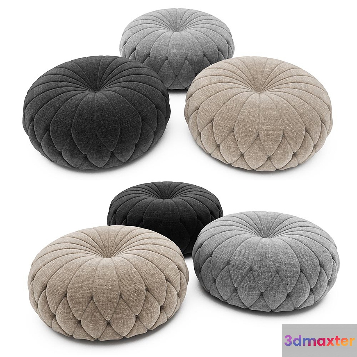 Tufted Round Ottoman