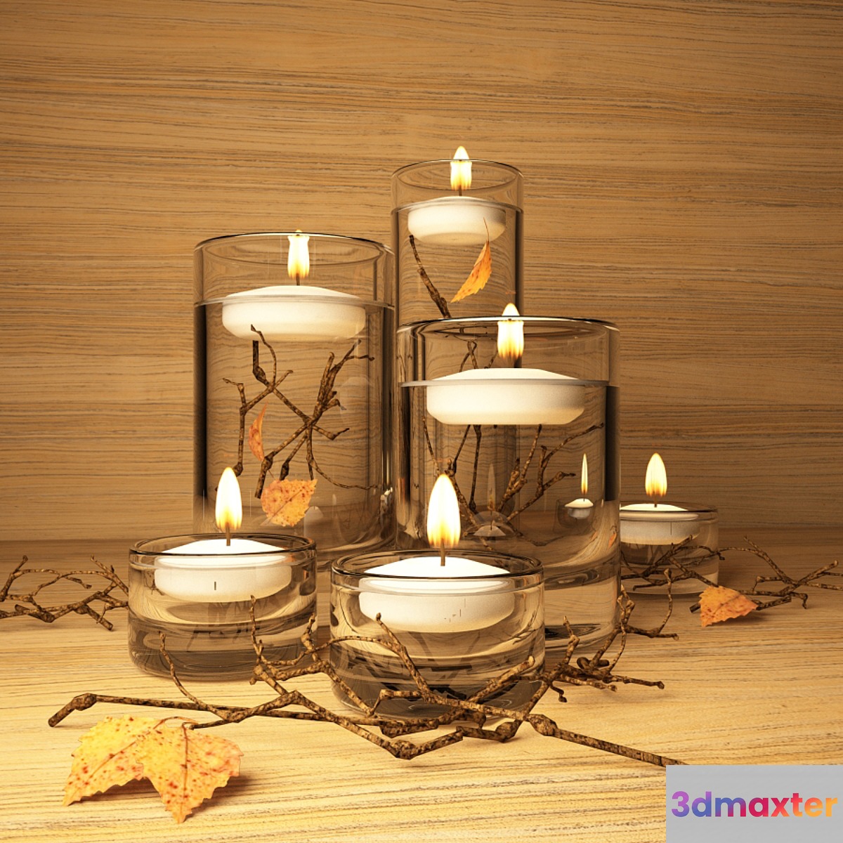 Floating candles