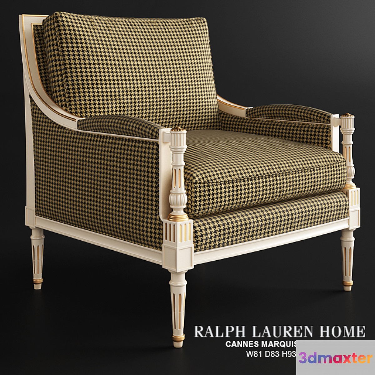 CANNES MARQUISE CHAIR 3D Max