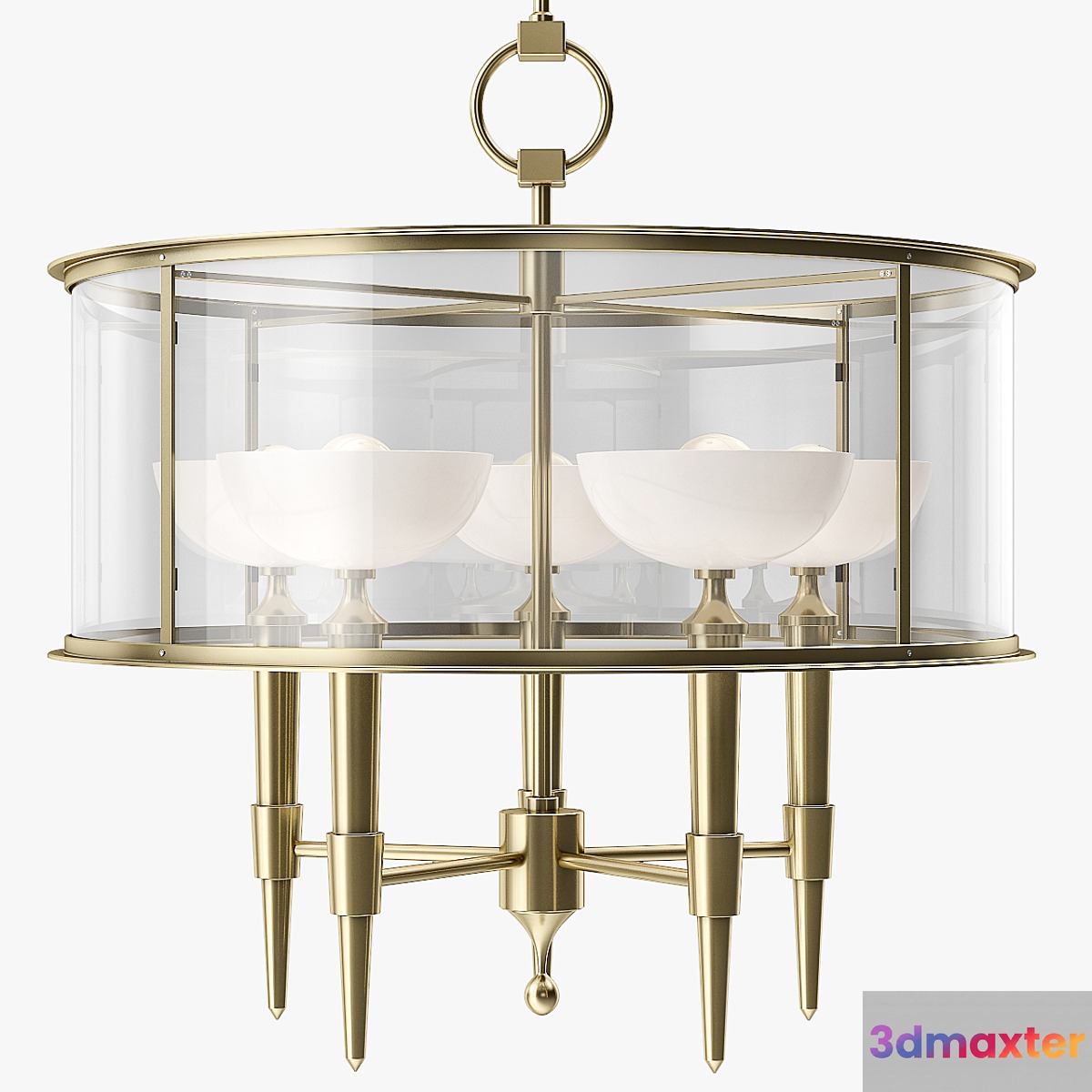 Baker Coupelle Chandelier - Five Arm
