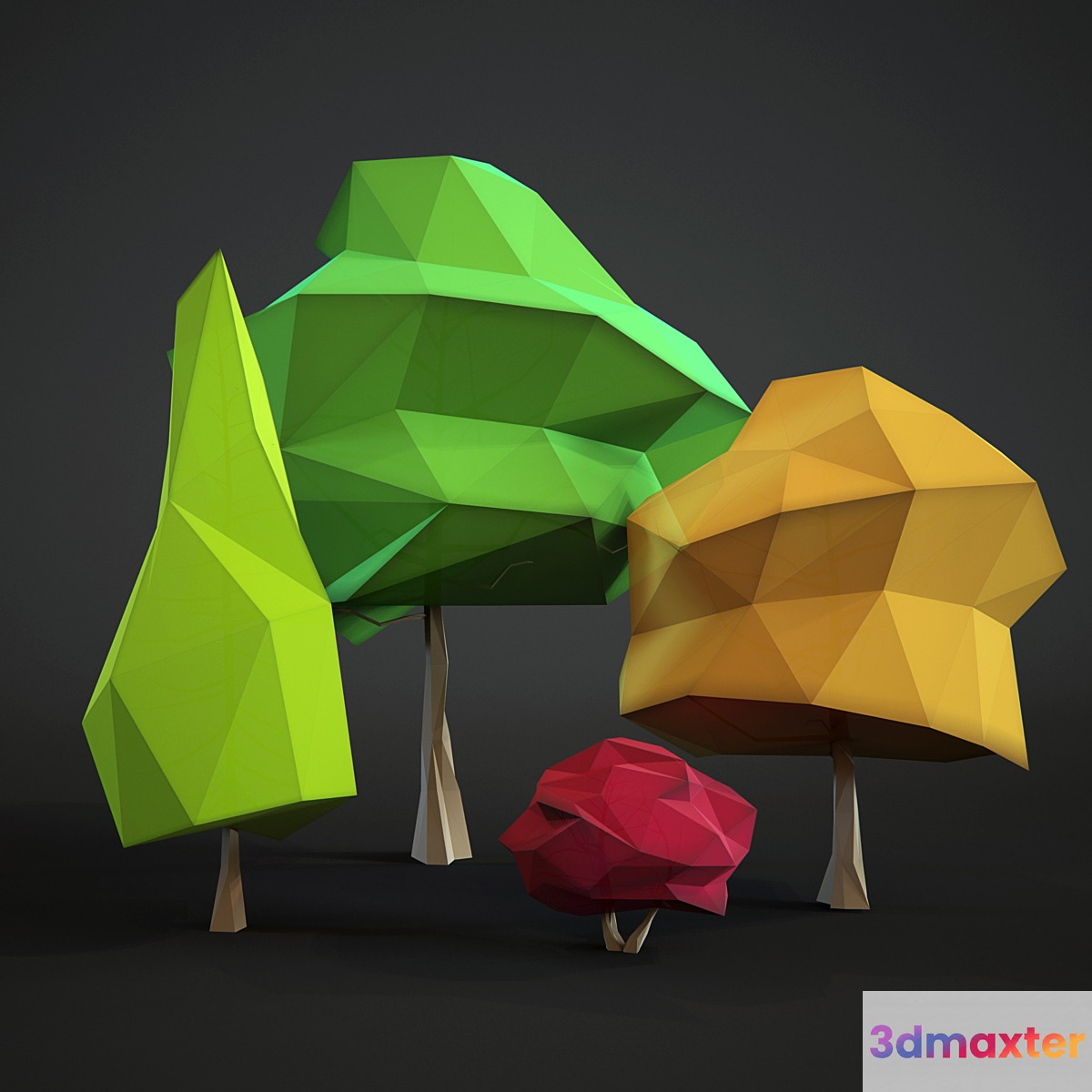 Low Poly Trees