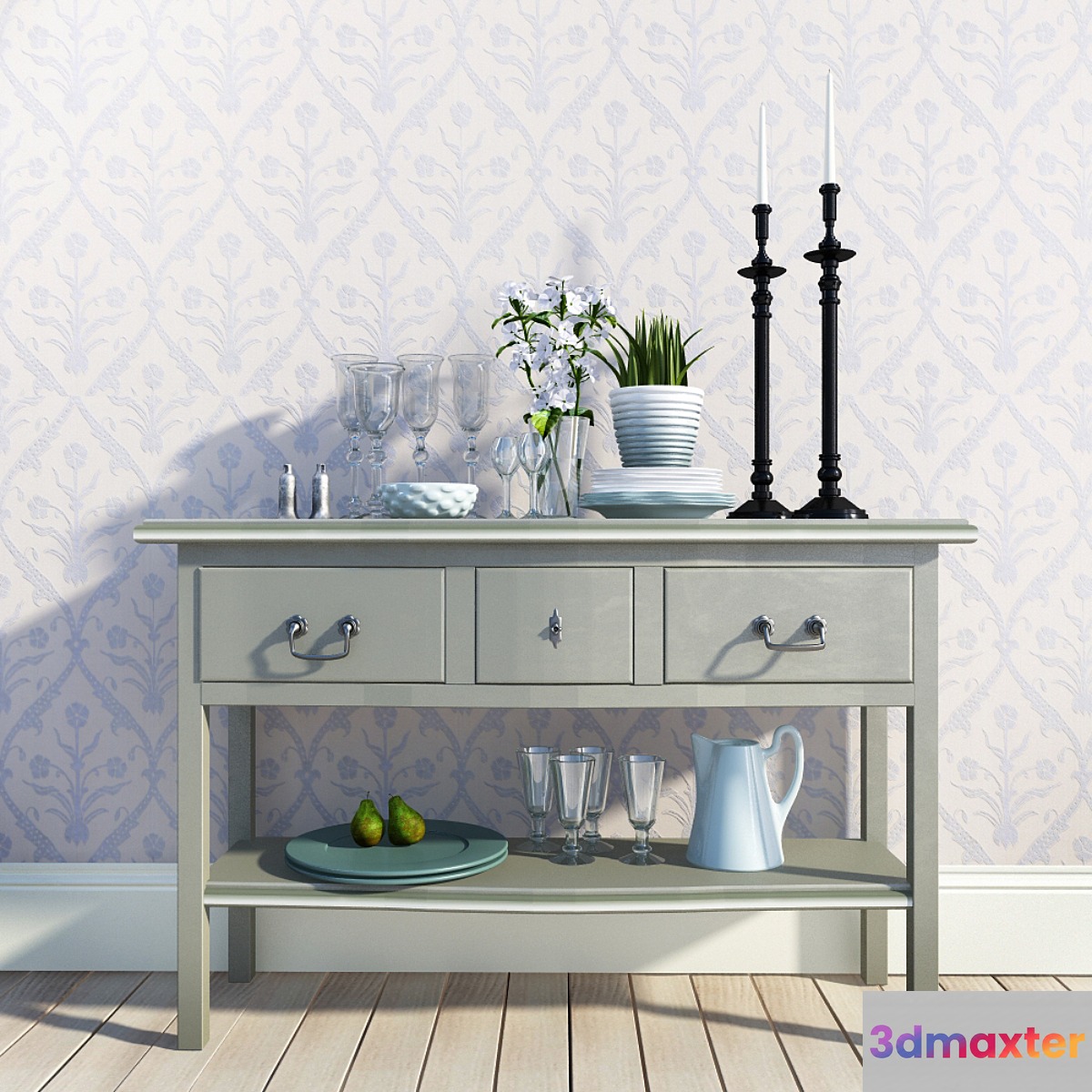 Table with decor