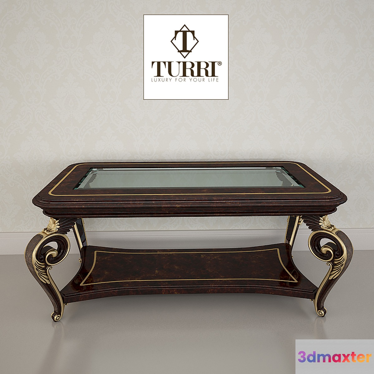 Coffee table Turri - Classic TC191L 3D Max