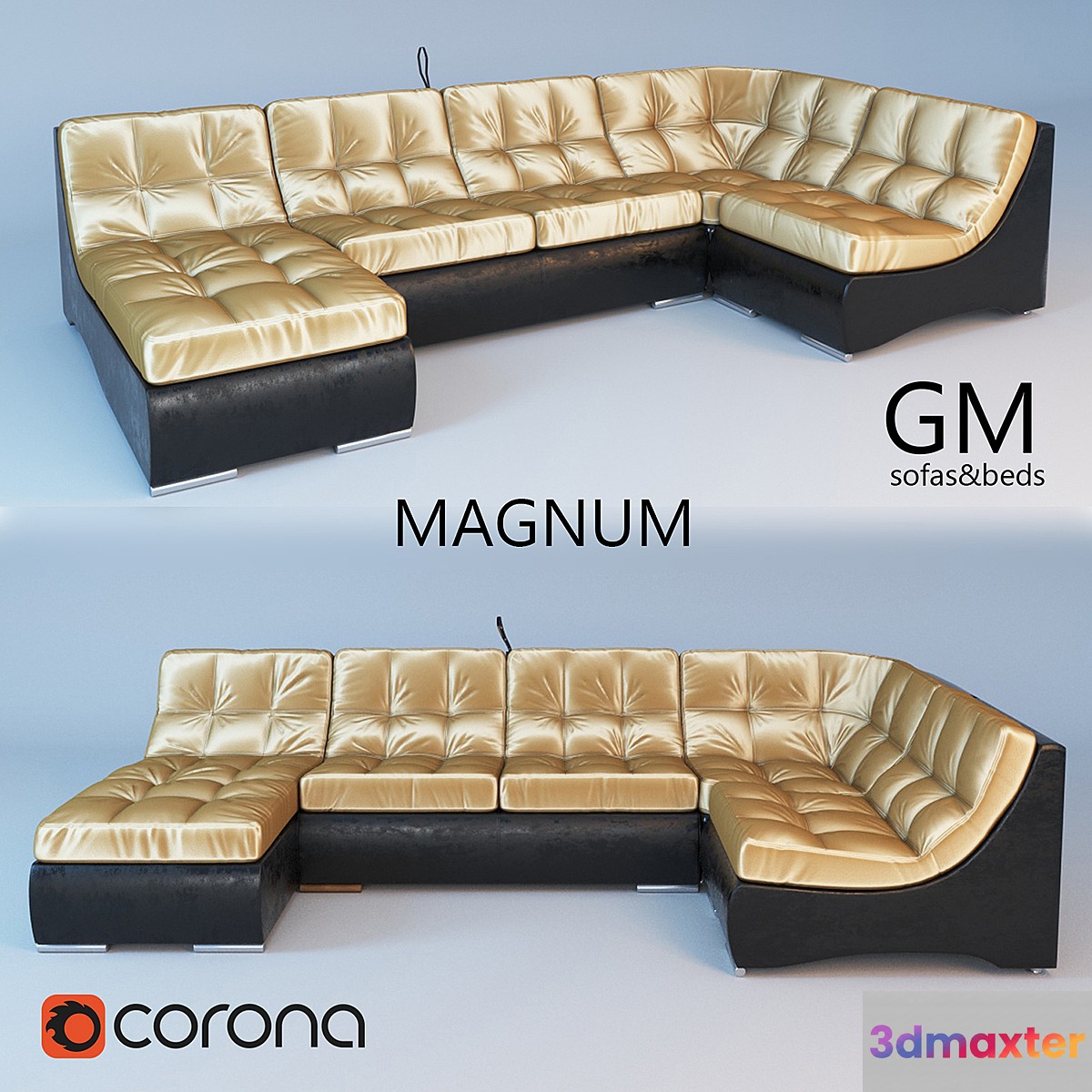 corner sofa MAGNUM GM Factory 3D Max
