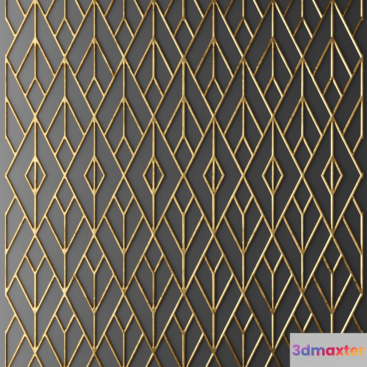 Decor for wall. Panel. 3D 3D Max