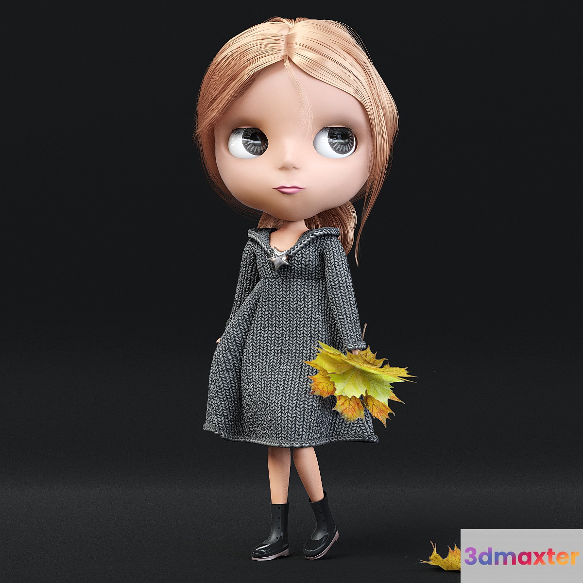 Doll Maroussia 3D Max