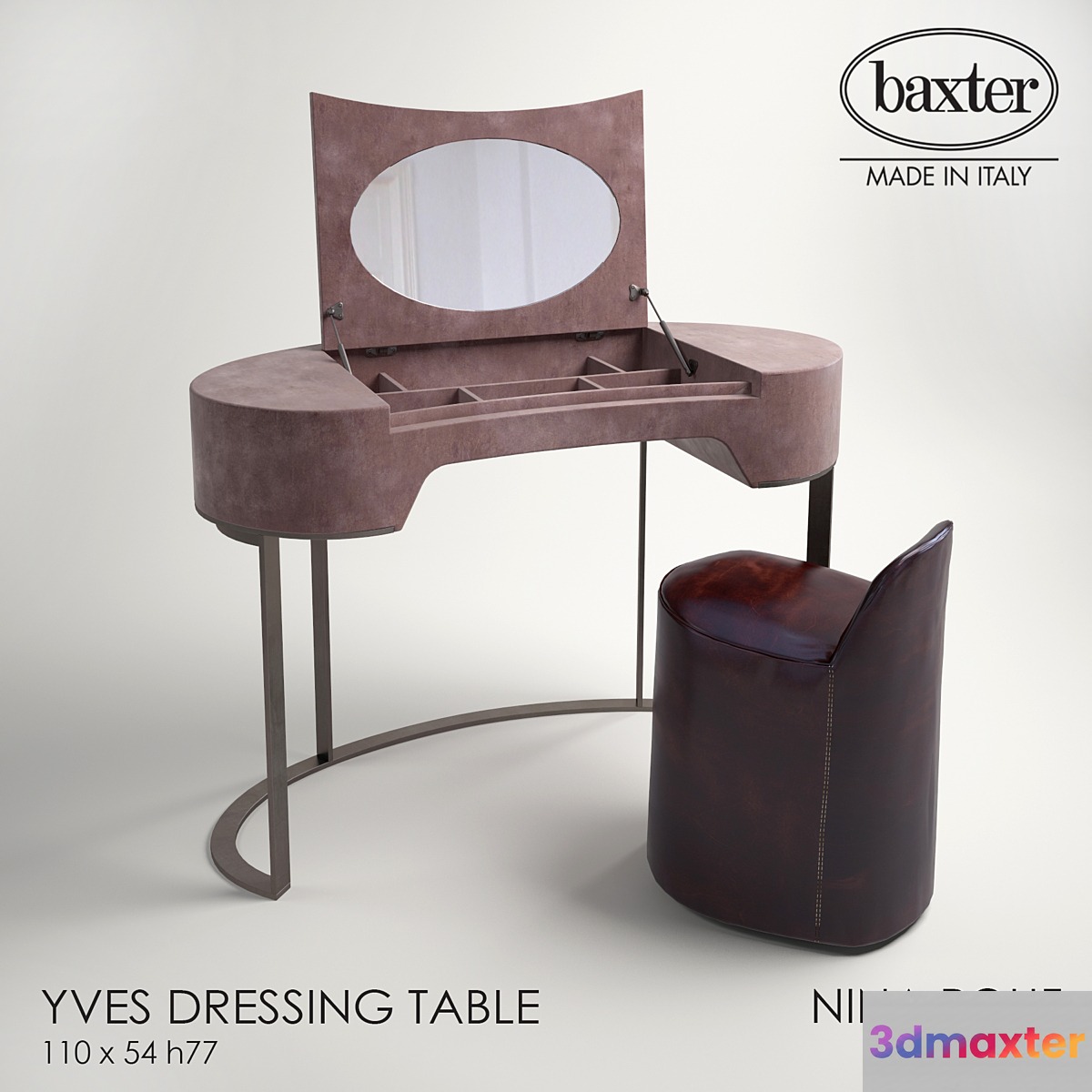 BAXTER YVES DRESSING TABLE NINA POUF