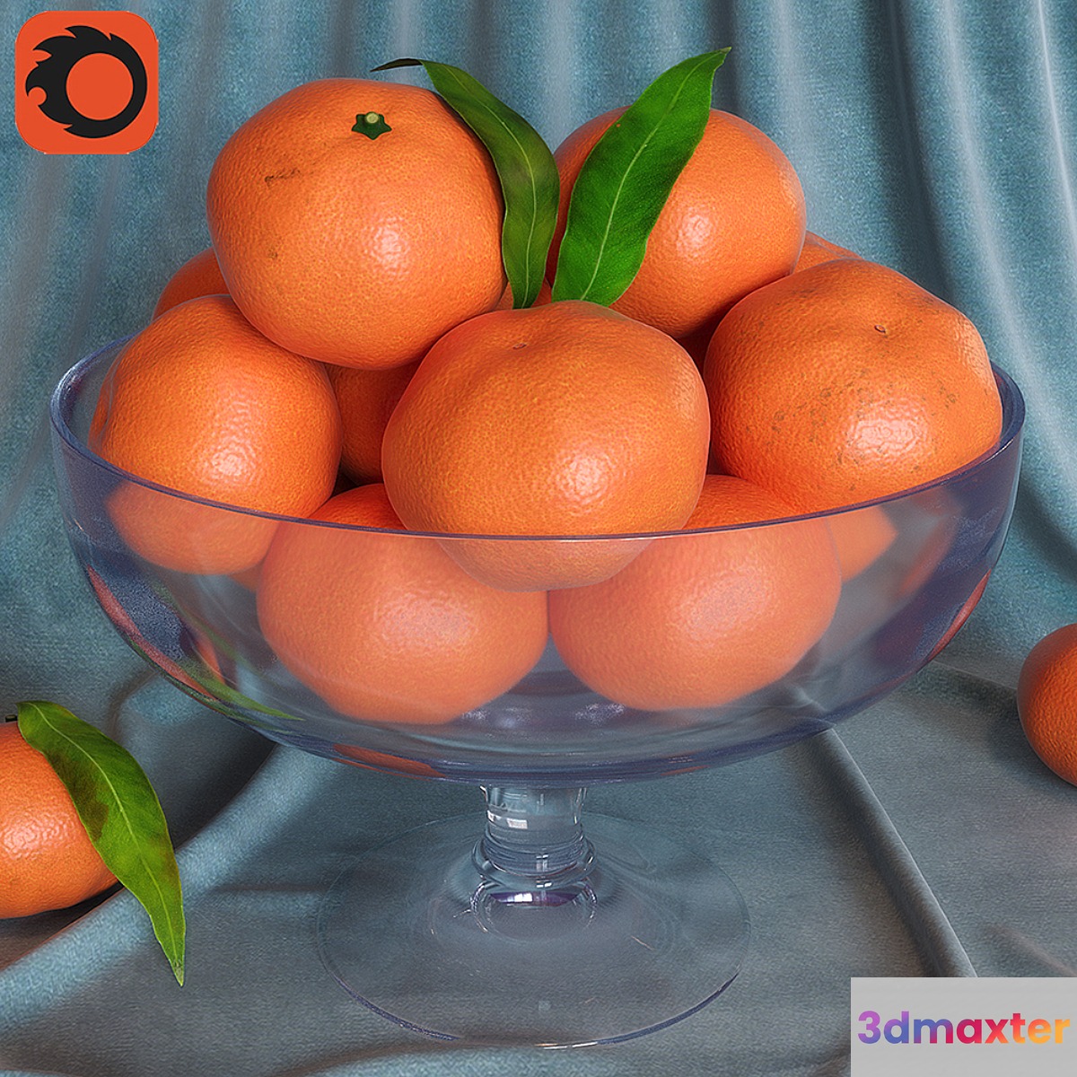 tangerines 3D Max