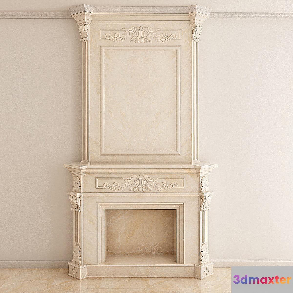 Fireplace 3D Max