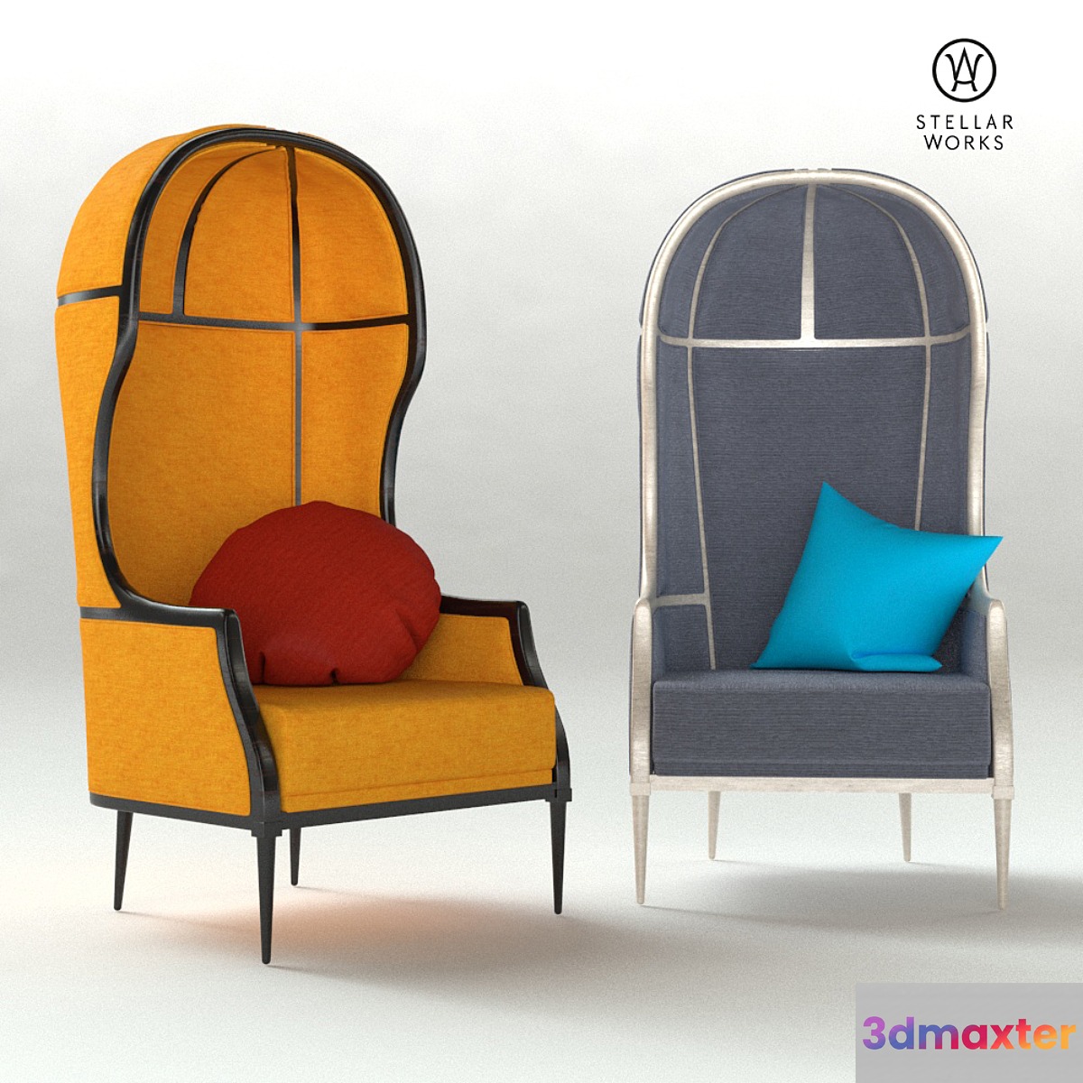 Laval Crown Single Chair by Stellar Works