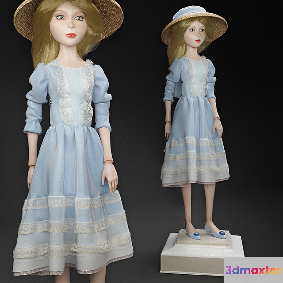 Alice Doll 3D Max