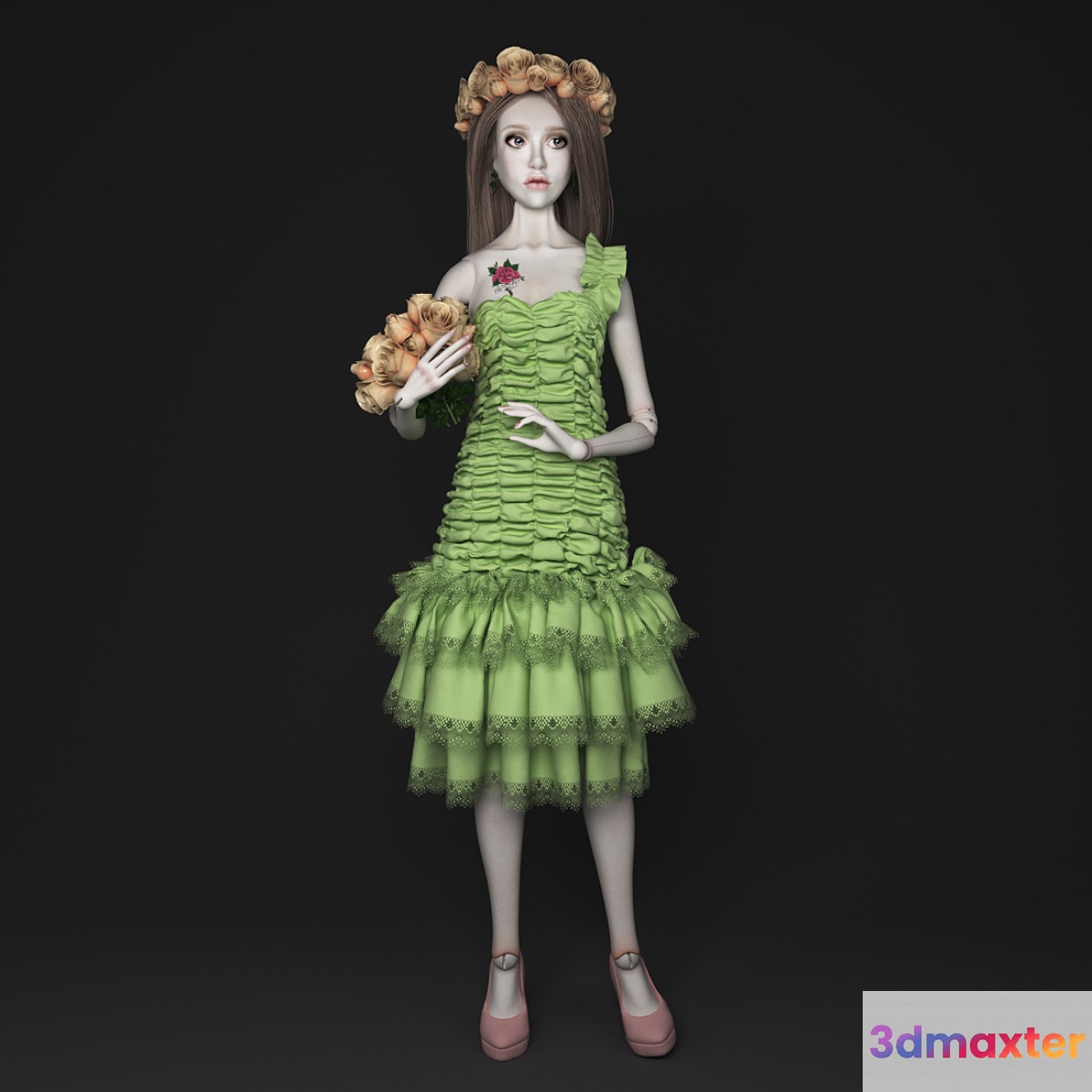 Hinge doll in the image of the flower fairies