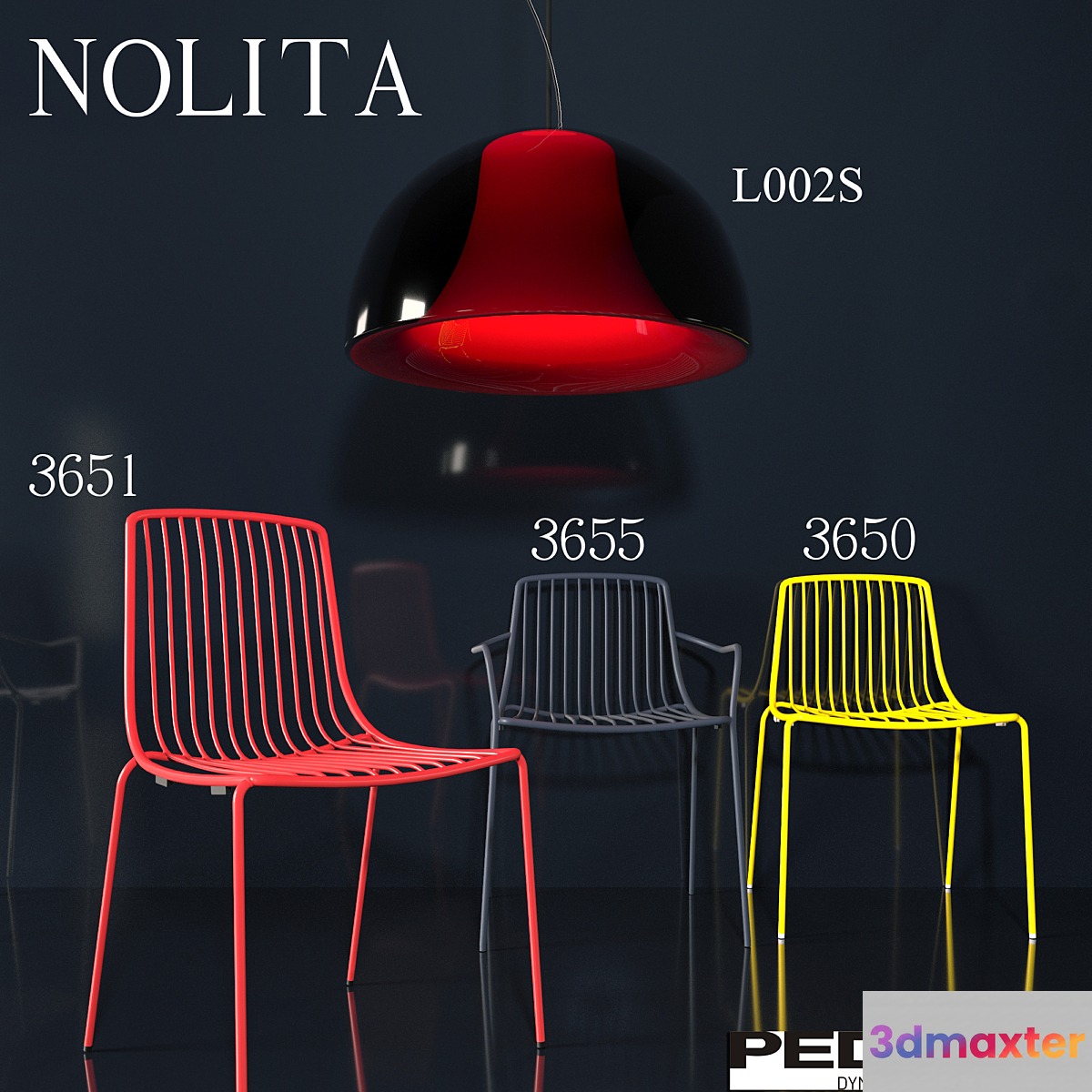 Chairs Nolita 3D Max