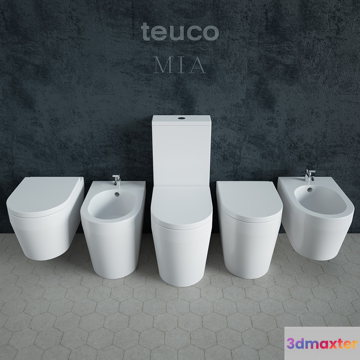 Toilet and bidet Teuco Mia