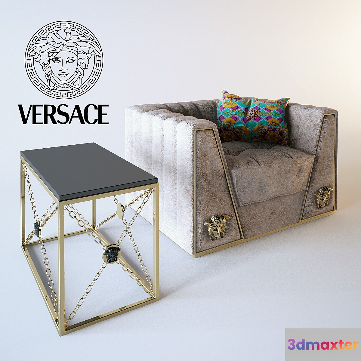 versace-VIA GESU + DUYAL 3D Max