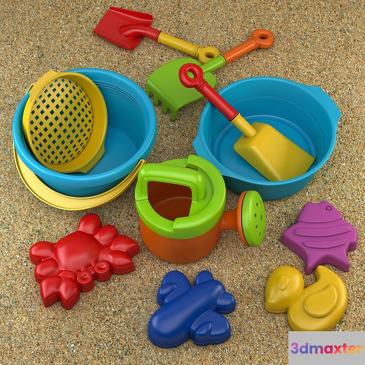 Toys for the sandbox 3D Max