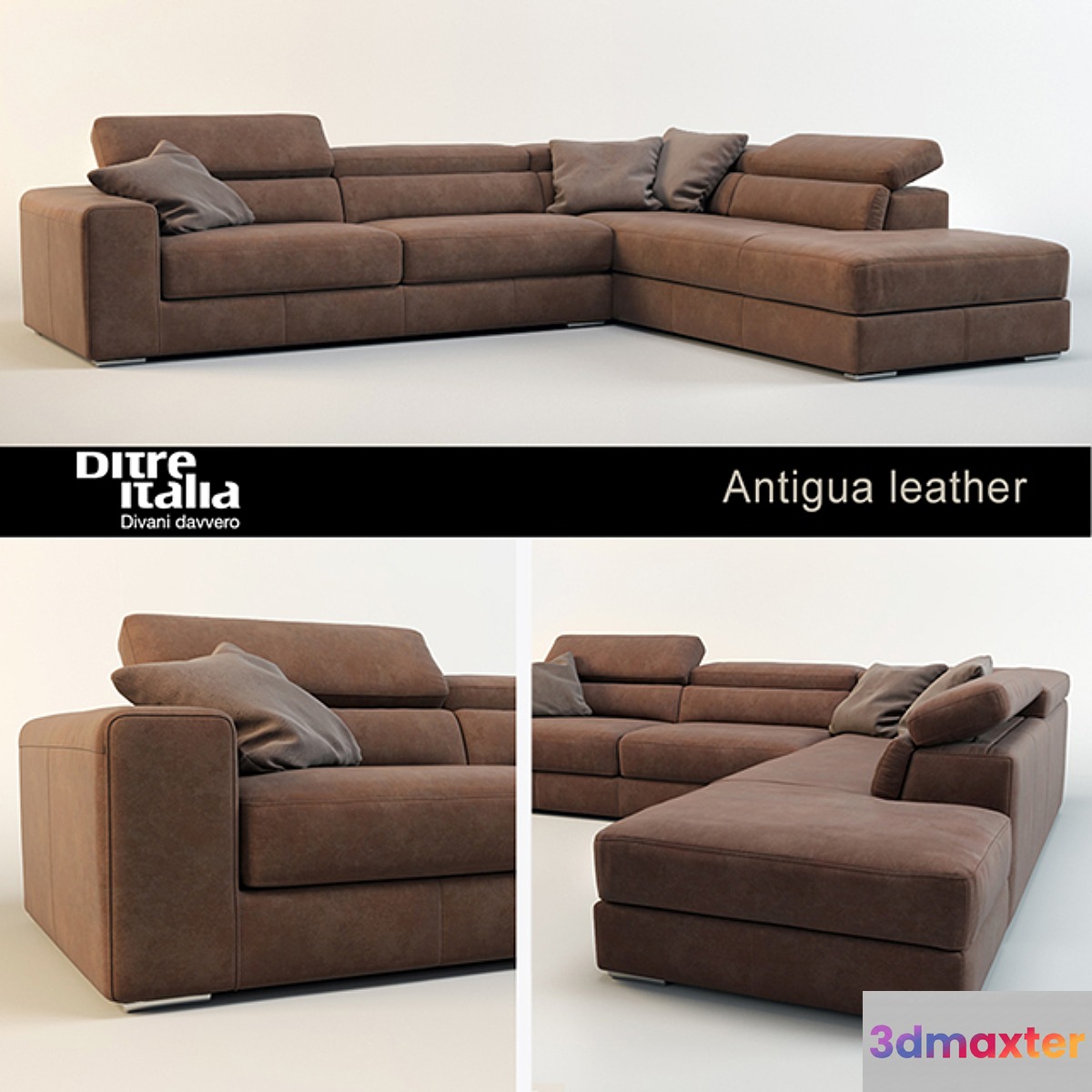Sofa Antigua leather _ Ditre Italia