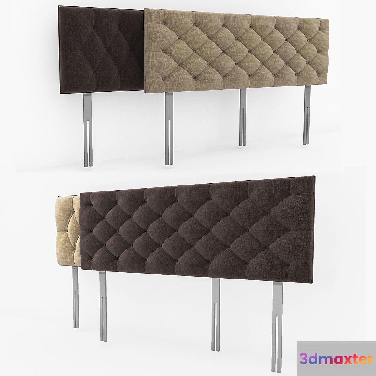 Headboard Bed 3D Max