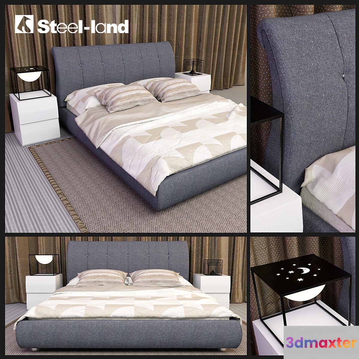 Bed Steel-Land AP-P155 - No.3