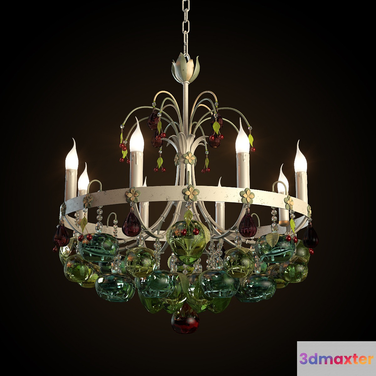 Tredici Design chandelier 3D Max