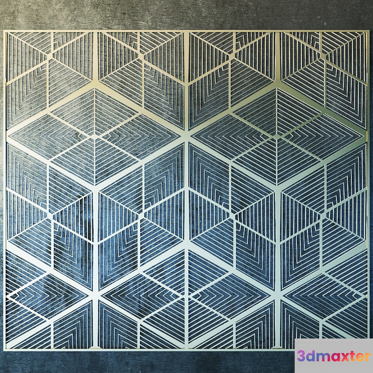 Decor for wall. Panel. 3D - No.12