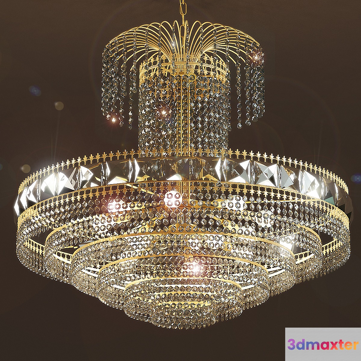 Chandelier Masiero Impero Deco VE 830 13 3D Max