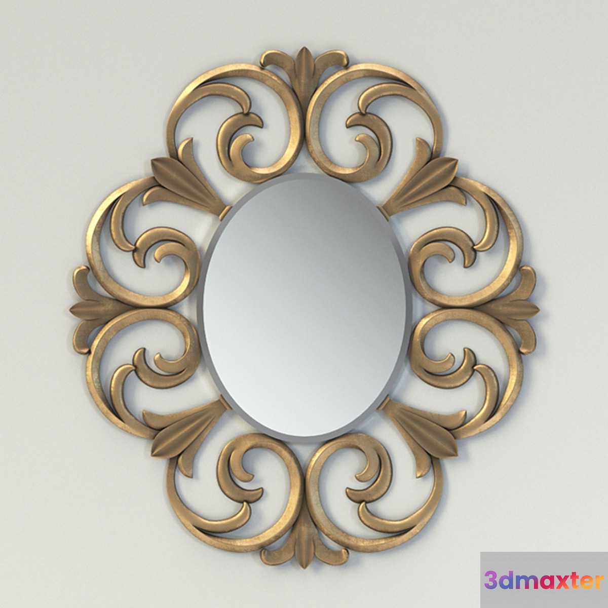 Mirror Christopher Guy Foliage oval (50-2854)