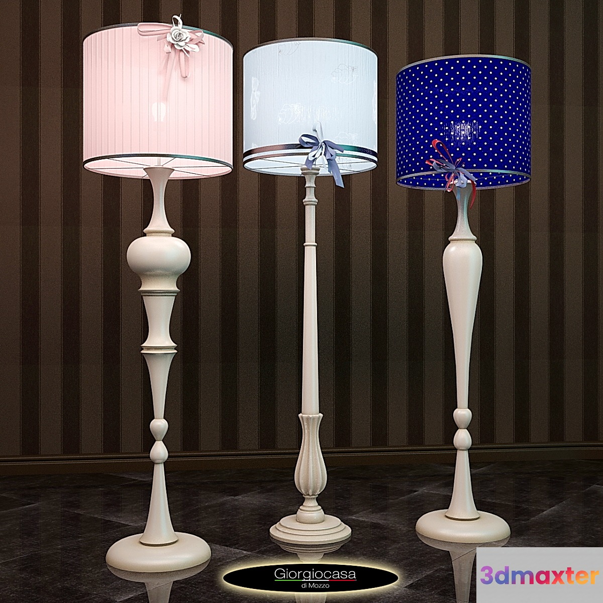 Floor lamps GIORGIOCASA Italy art. L1 L5 L10