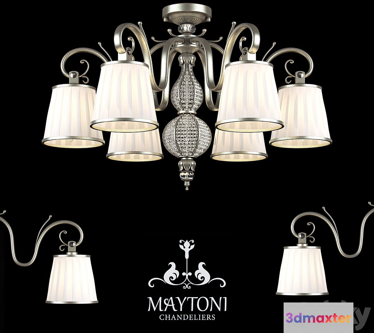 Chandelier Maytoni ARM002-06-NG 3D Max