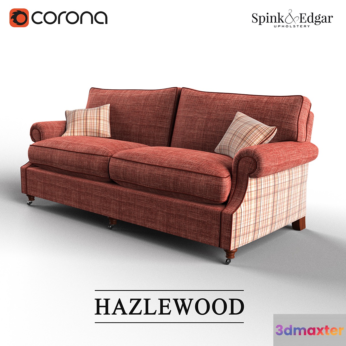 HAZLEWOOD SOFA by Spink and Edgar Upholstery 3D Max