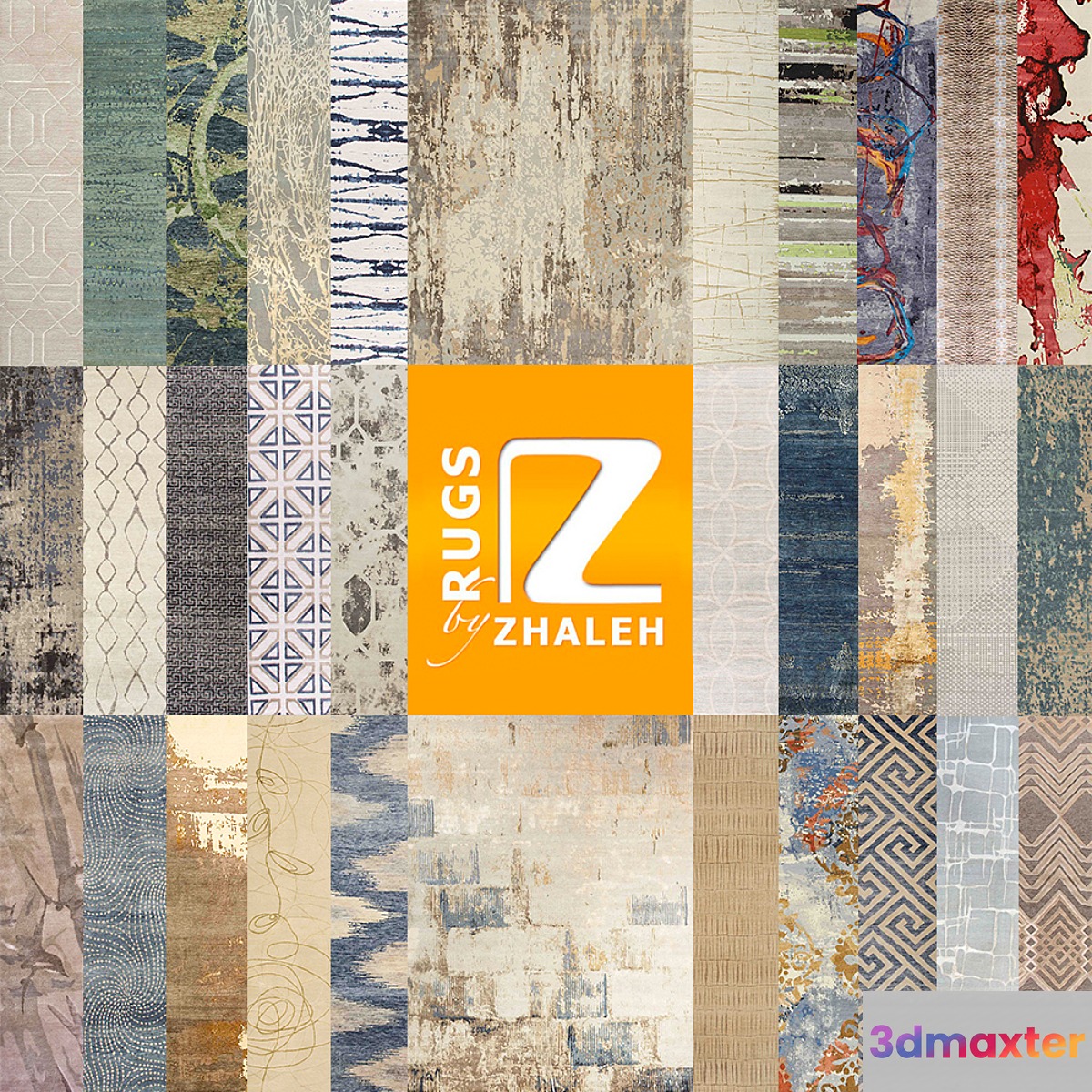 Rugs by ZHALEH (162 textures) 3D Max
