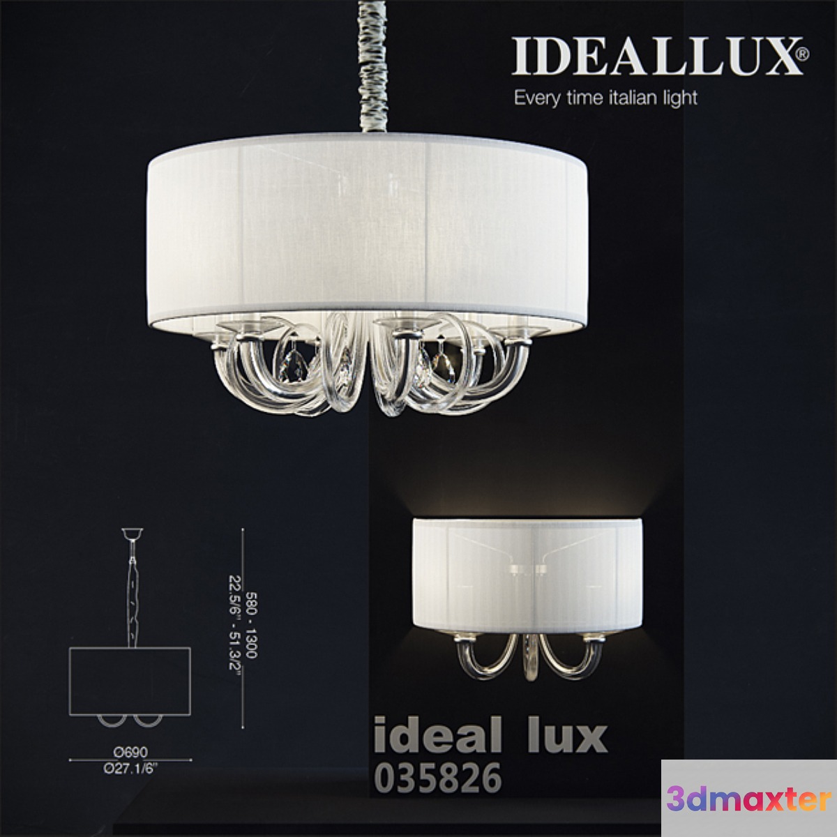 Ideal Lux - Swan 035 826 SP6 - No.3