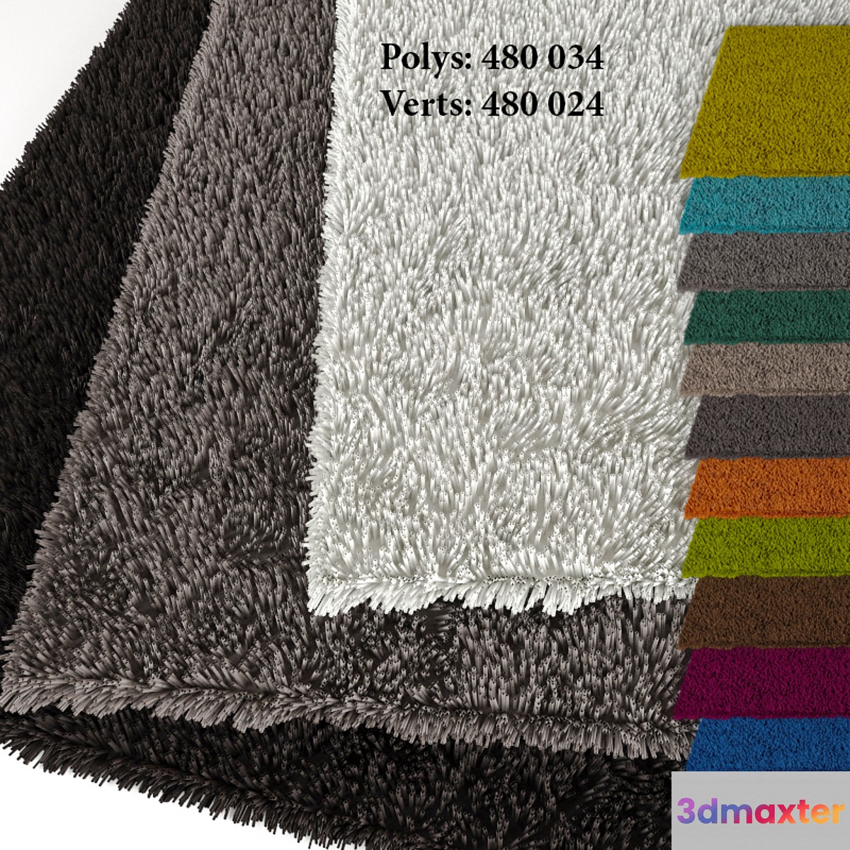 Carpet Collie Maui 3D Max