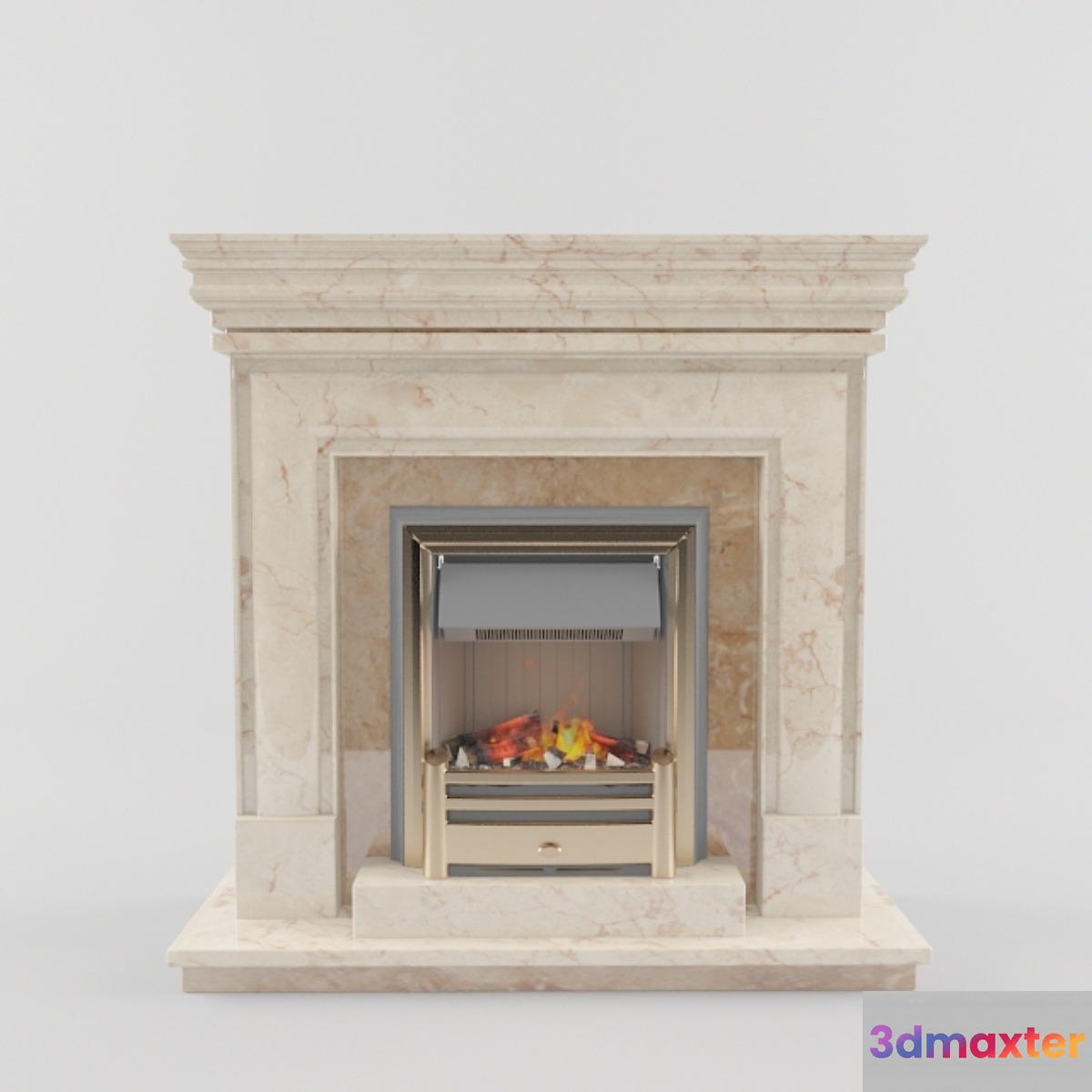 Fireplace with electric furnace - No.2