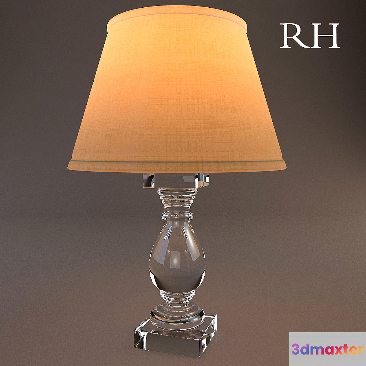 Crystal Banister Table Lamp