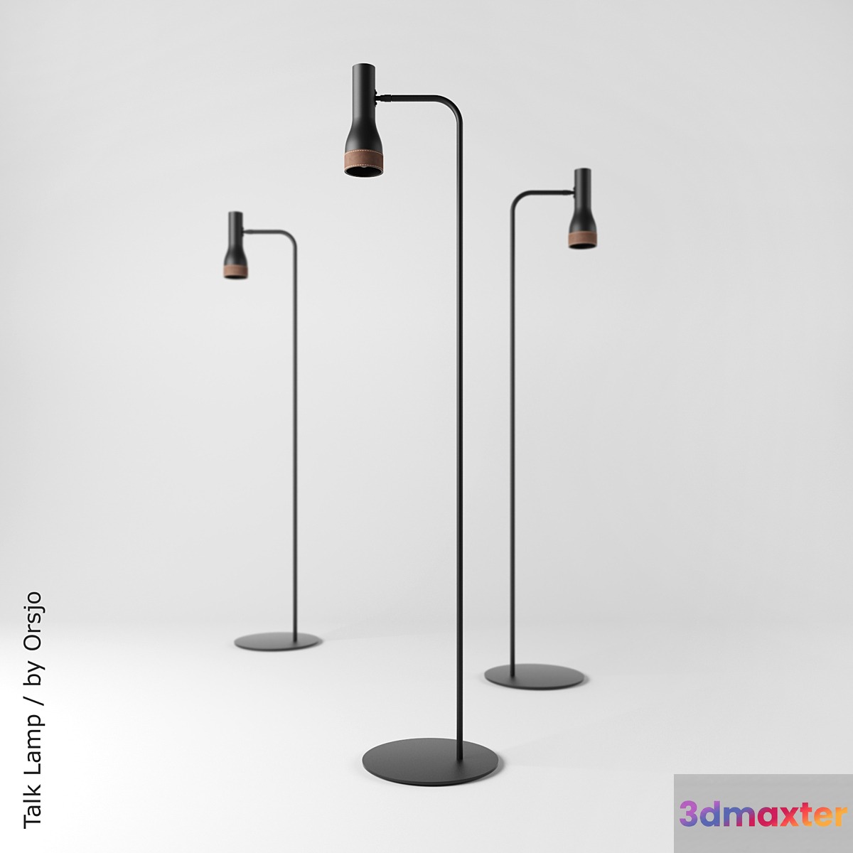Talk Floor Lamp by Orsjo 3D Max