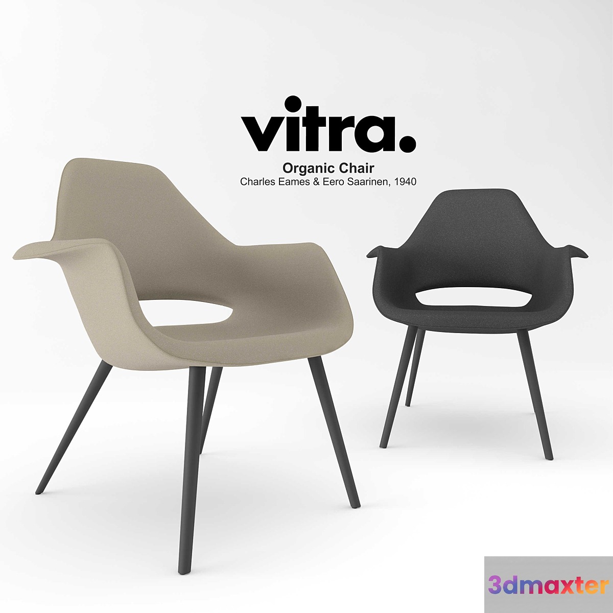 Vitra Organic Chair 3D Max