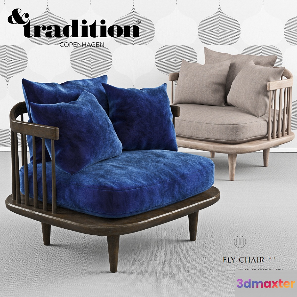 fly chair andtradition 3D Max
