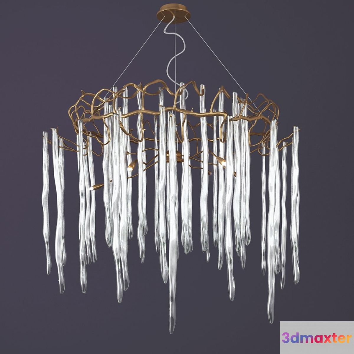 Chandelier Serip Noveltys CT 3298_13 Clear Glasses