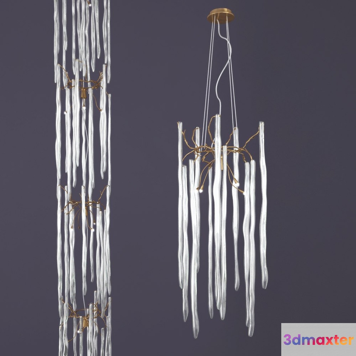Lamp Serip Noveltys CT 3307_32 Clear 3D Max