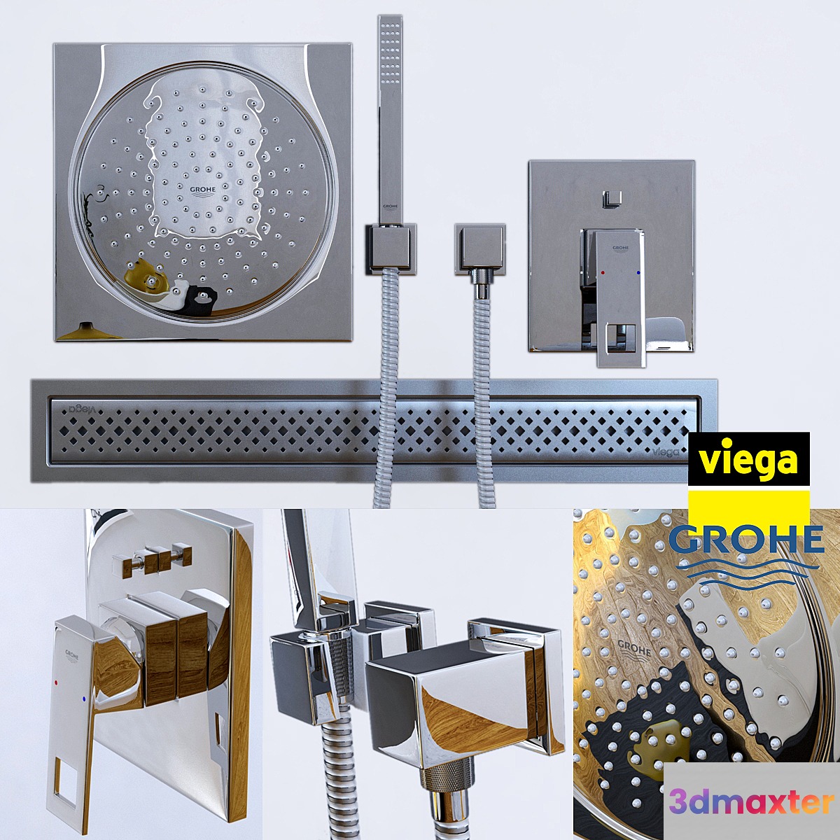 Shower mixer GROHE Euphoria Cube