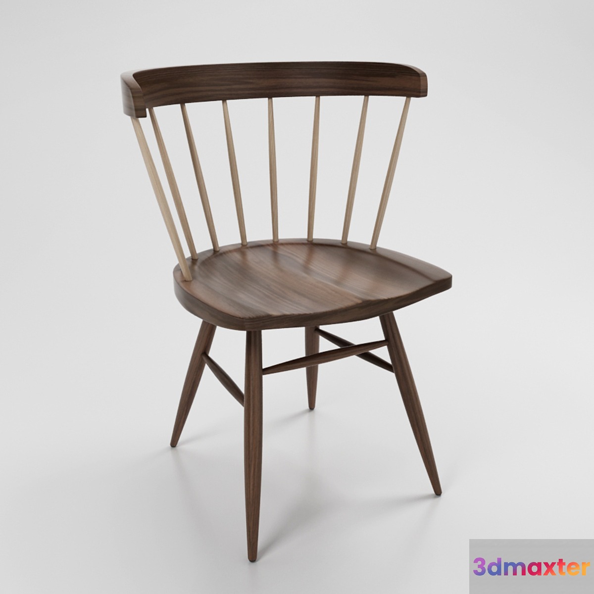 Knoll Straight Chair 3D Max