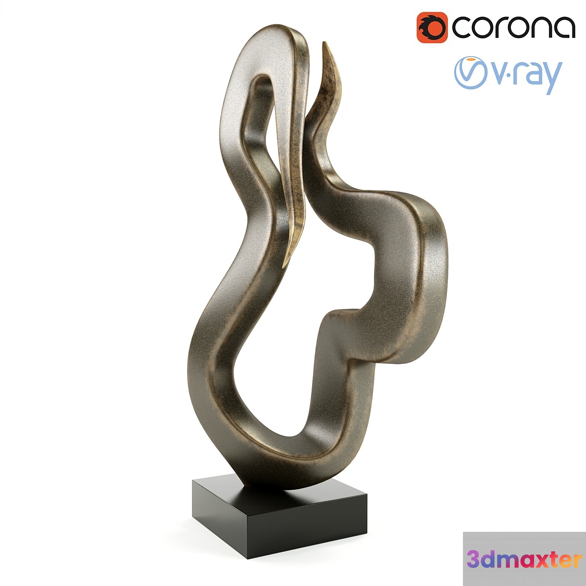Sculpture LK006-2 3D Max