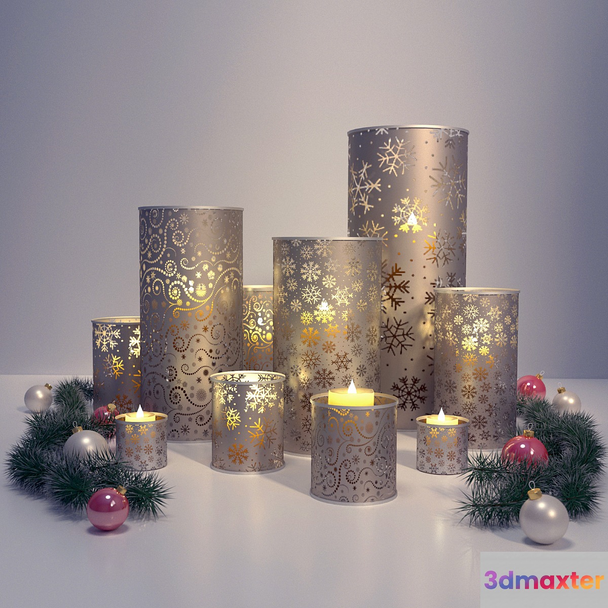 Candlesticks 3D Max