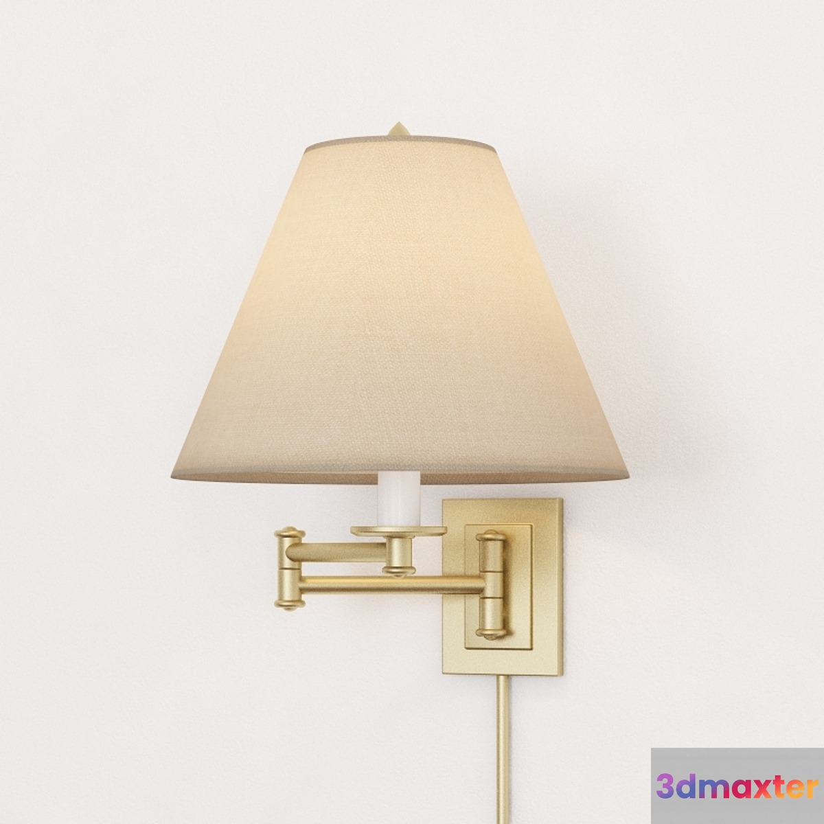 Visual Comfort Studio Primitive 1 Light Swing-Arm Wall Light
