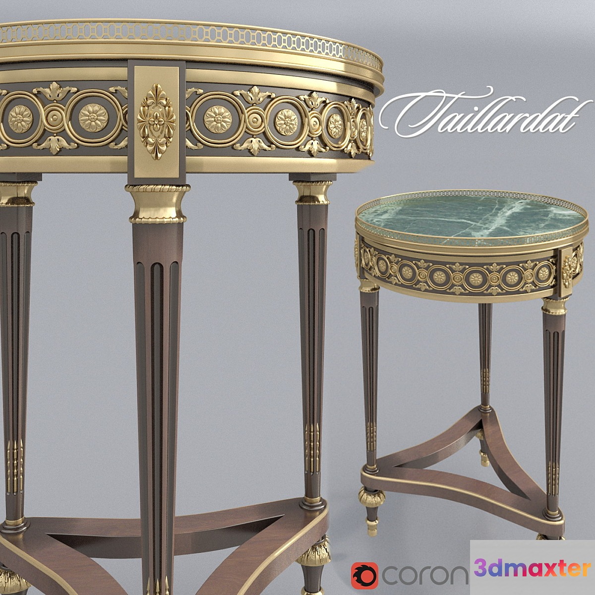 Table Amuary from Taillardat 3D Max