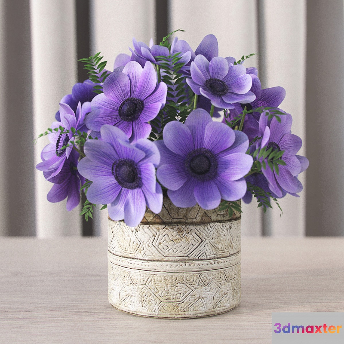 Flowers in a Vase 3 3D Max