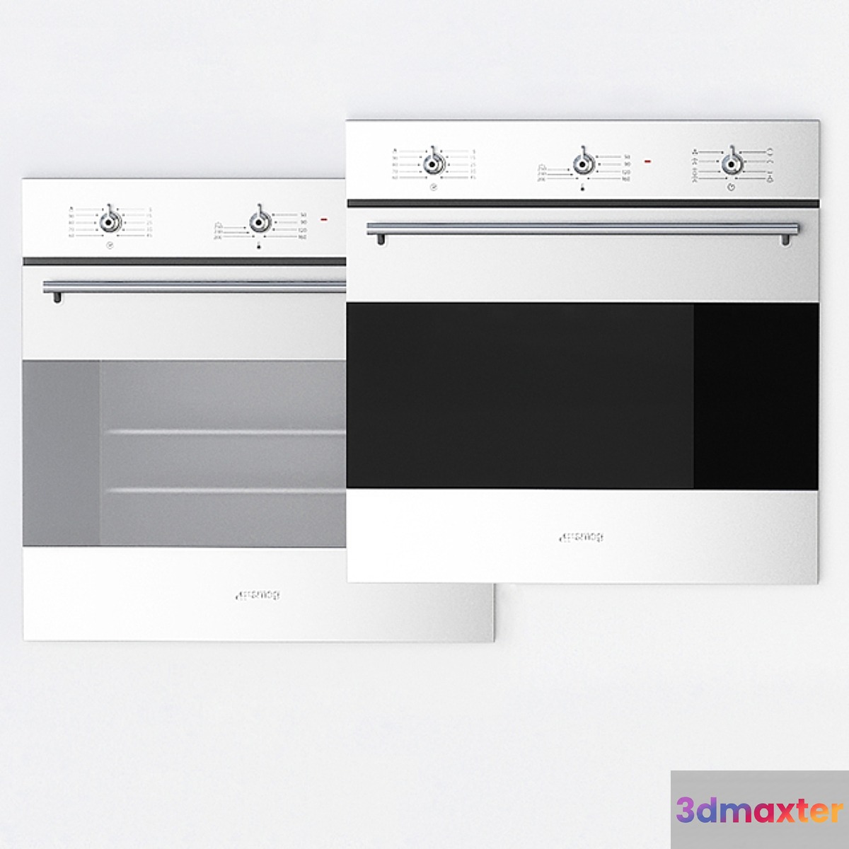 Smeg SA304X-8 SF6381X 3D Max