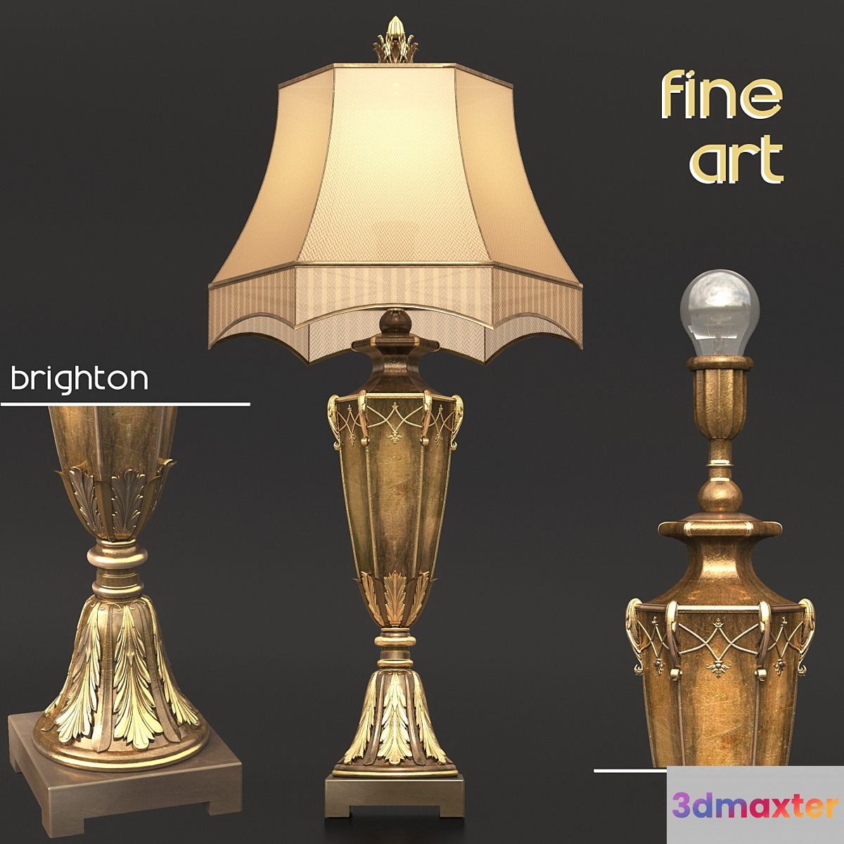 Brighton pavillion lamp from Fine Art - No.3
