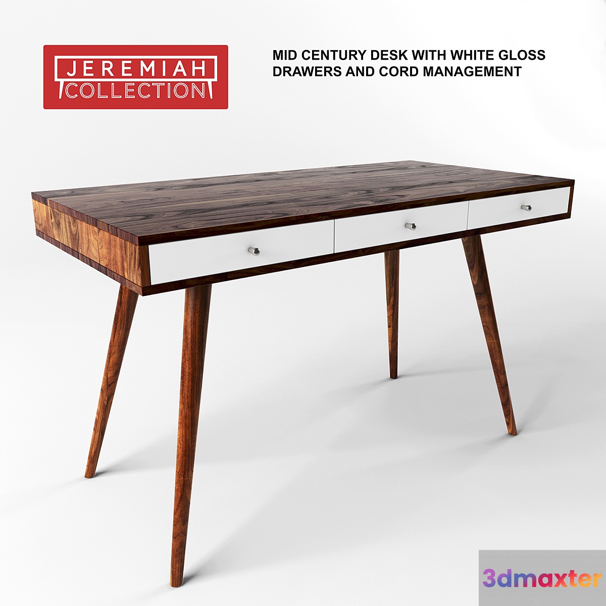 Jeremiah Collection Mid Century Desk